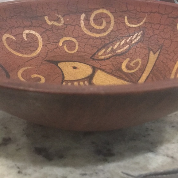 Decorative wooden bowl - Picture 4 of 5
